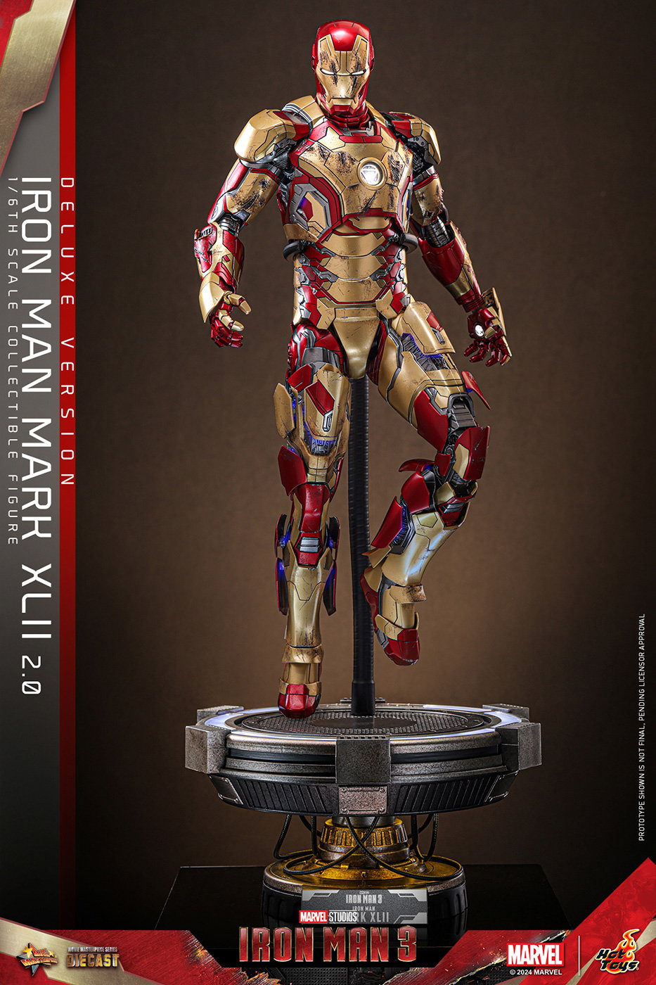 Iron man 3 - Iron Man Mark 42 (2.0 / Deluxe Version) [With Bonus Accessory] image 10
