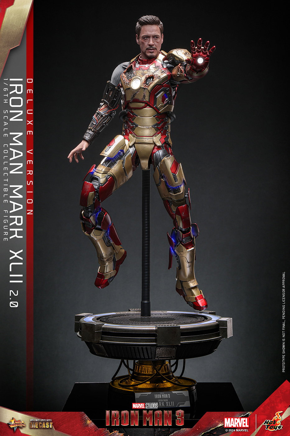 Iron man 3 - Iron Man Mark 42 (2.0 / Deluxe Version) [With Bonus Accessory] image 2