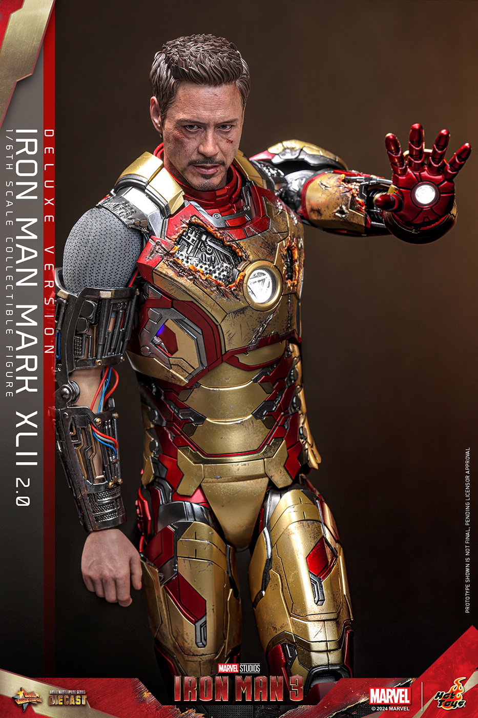 Iron man 3 - Iron Man Mark 42 (2.0 / Deluxe Version) [With Bonus Accessory] image 3