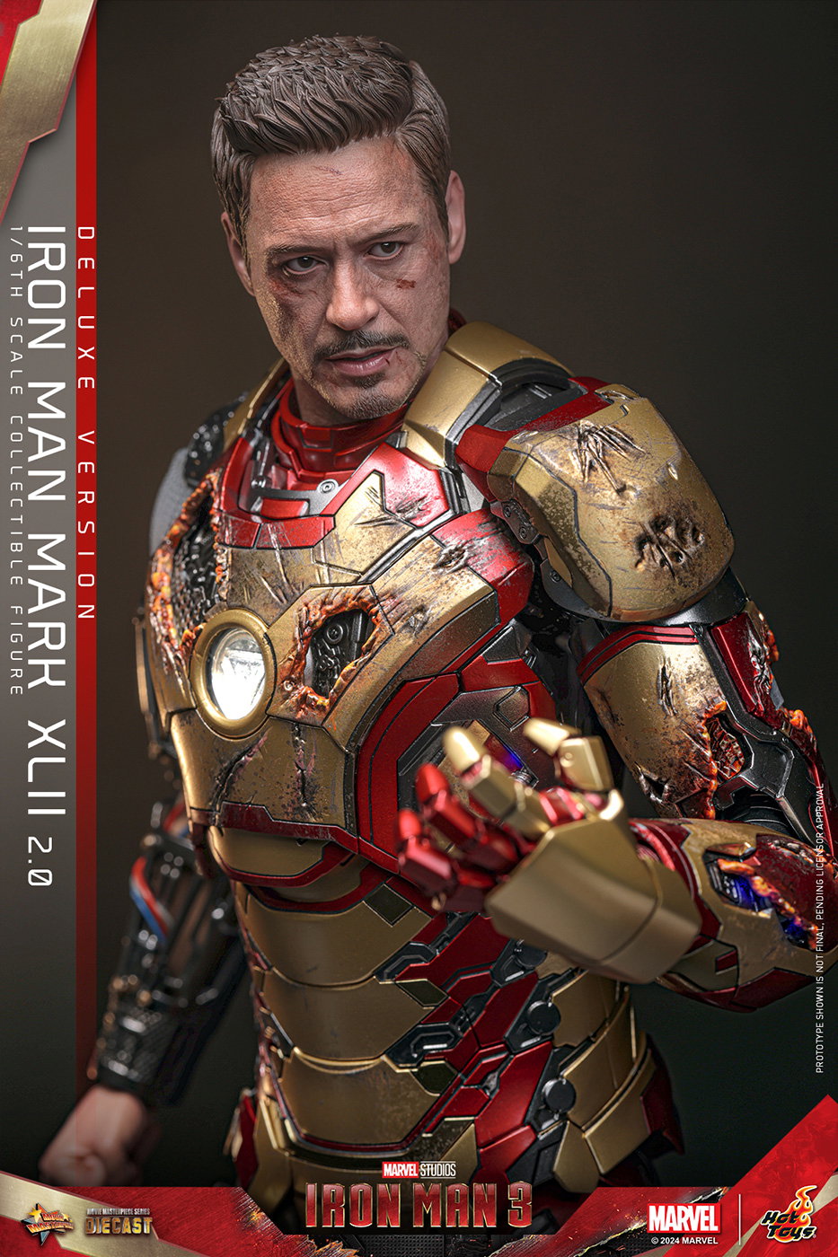 Iron man 3 - Iron Man Mark 42 (2.0 / Deluxe Version) [With Bonus Accessory] image 4