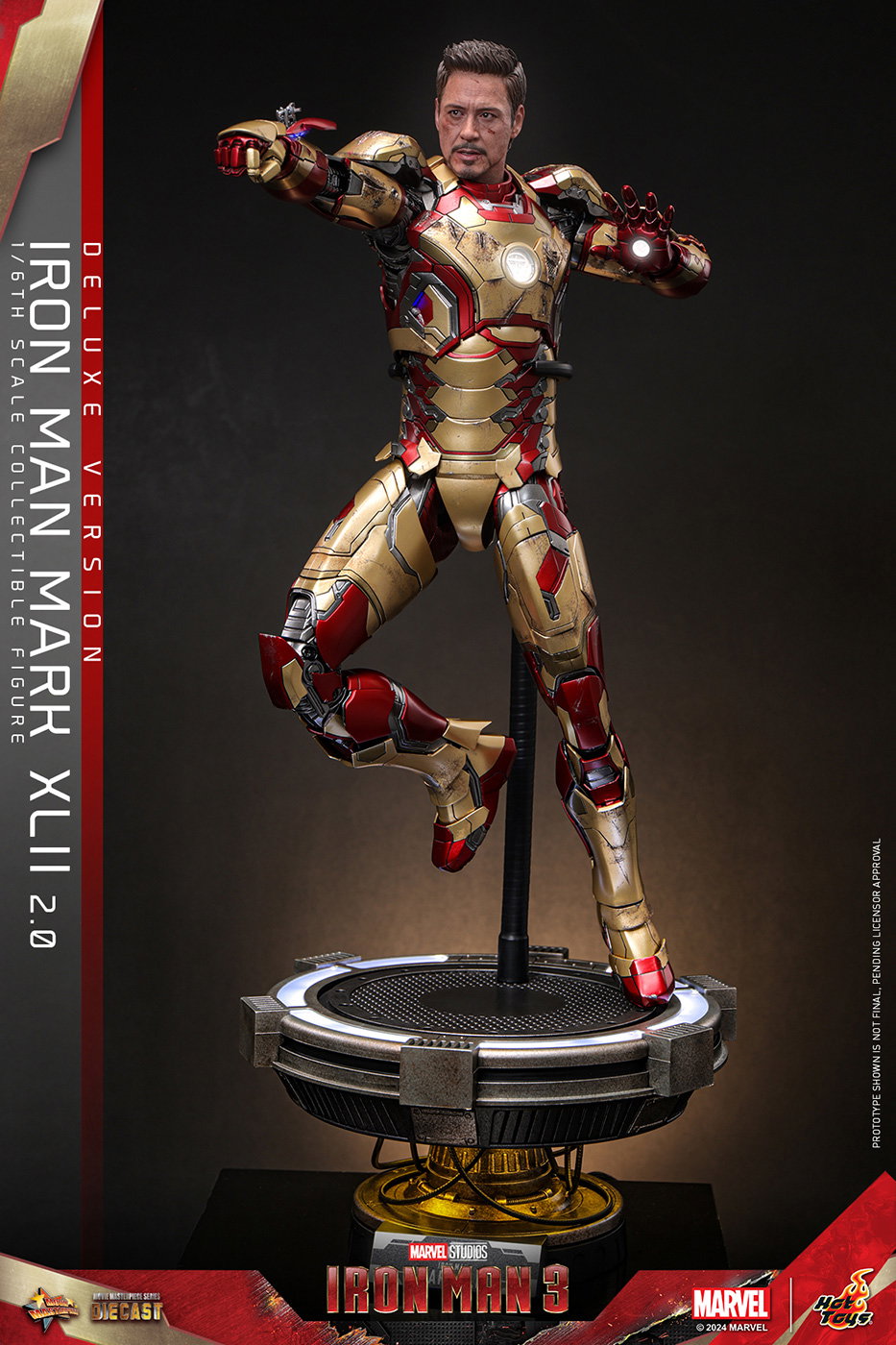 Iron man 3 - Iron Man Mark 42 (2.0 / Deluxe Version) [With Bonus Accessory] image 6