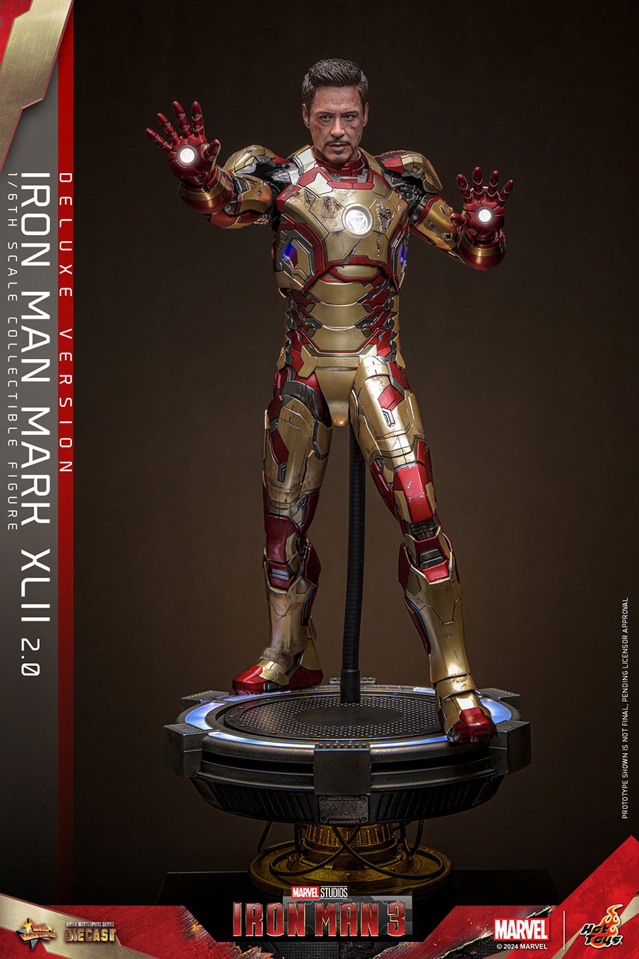 Iron man 3 - Iron Man Mark 42 (2.0 / Deluxe Version) [With Bonus Accessory] image 7