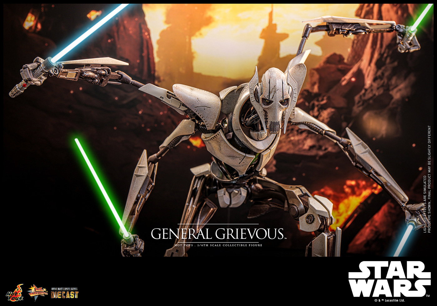 Star Wars / Episode III Revenge of the Sith - General Grievous [With Bonus Accessories] image 10