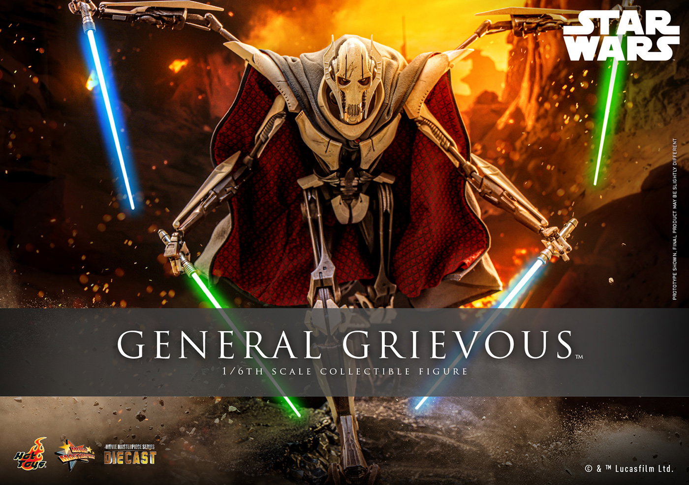 Star Wars / Episode III Revenge of the Sith - General Grievous [With Bonus Accessories] image 2