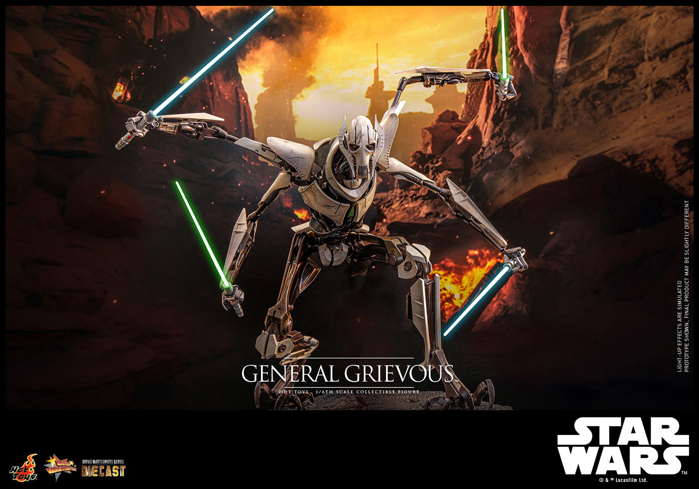Star Wars / Episode III Revenge of the Sith - General Grievous [With Bonus Accessories] image 9