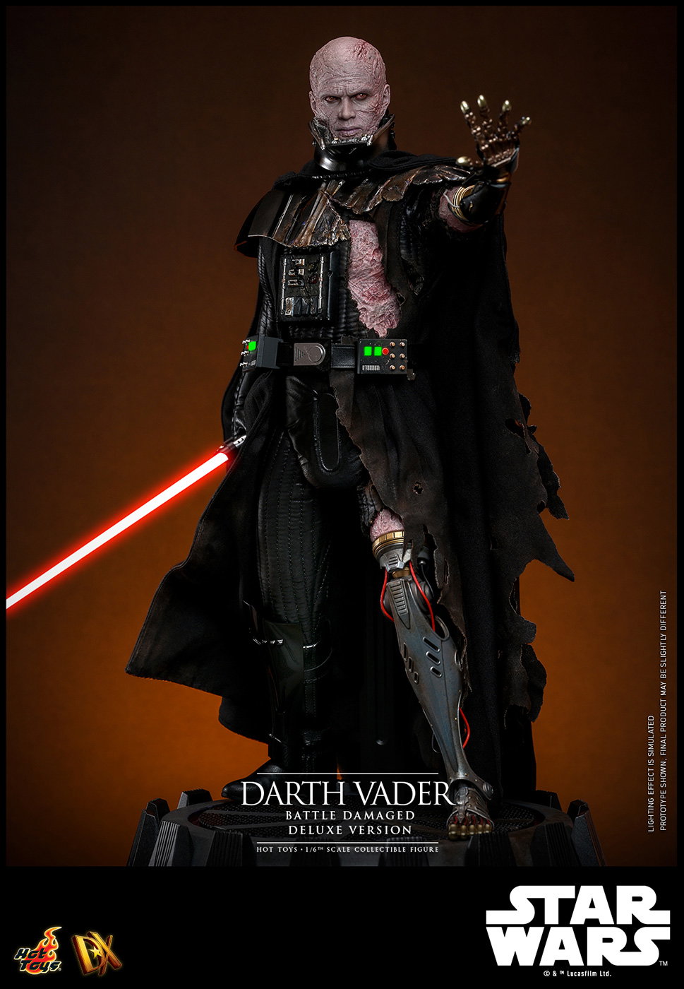 Star Wars - Darth Vader (Battle Damaged / Deluxe Version) [With Bonus Accessory] image 10