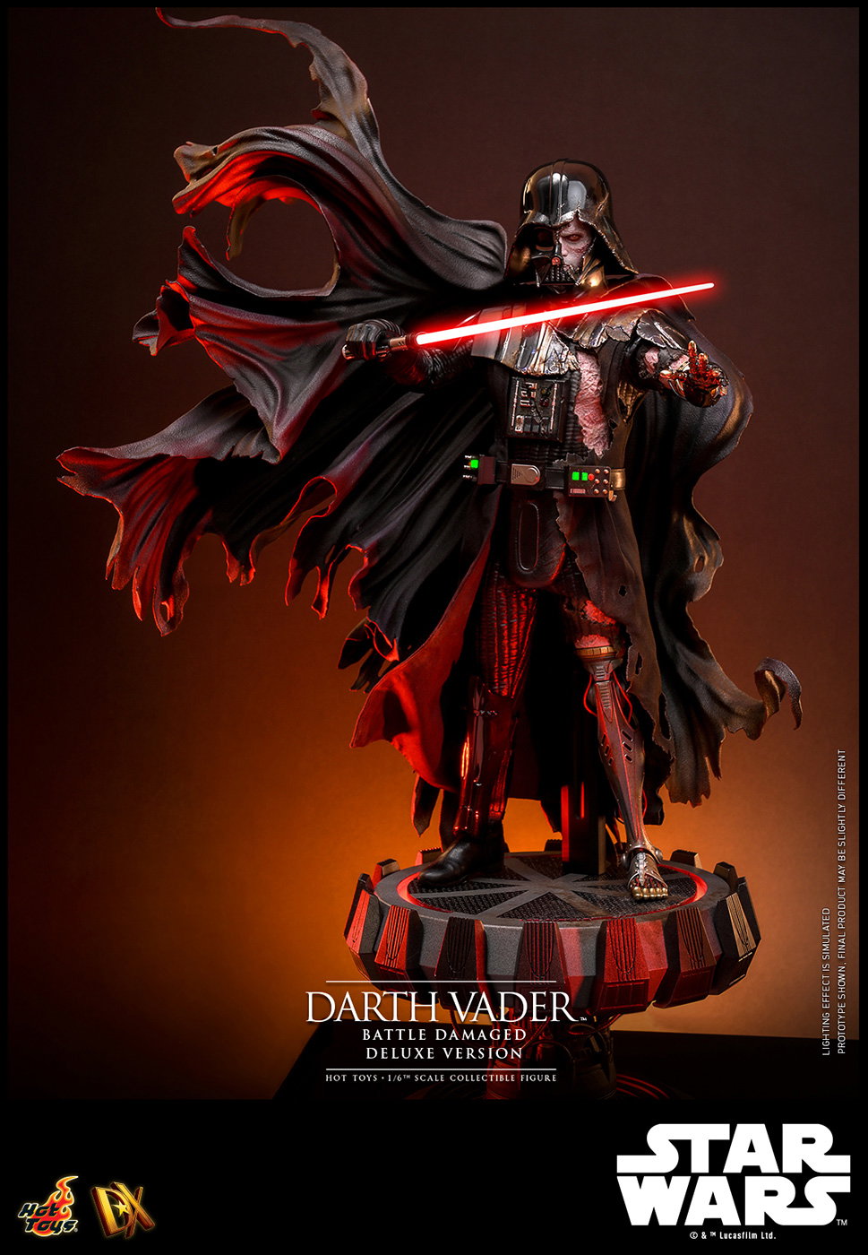 Star Wars - Darth Vader (Battle Damaged / Deluxe Version) [With Bonus Accessory] image 2