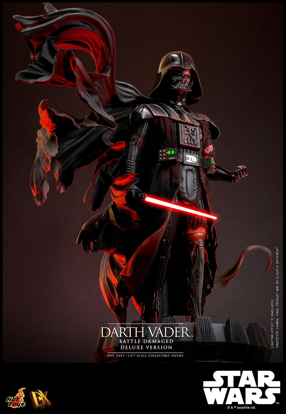 Star Wars - Darth Vader (Battle Damaged / Deluxe Version) [With Bonus Accessory] image 4