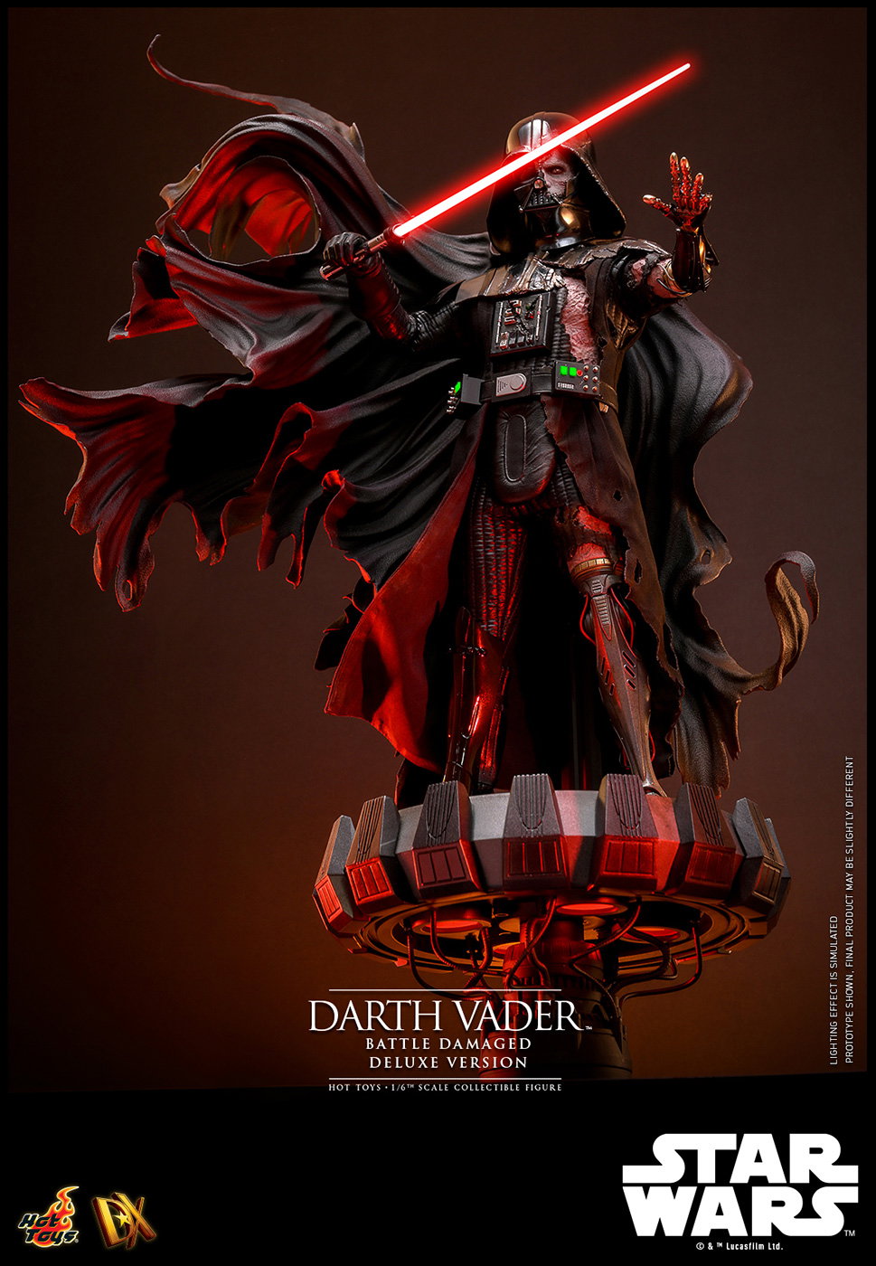 Star Wars - Darth Vader (Battle Damaged / Deluxe Version) [With Bonus Accessory] image 5
