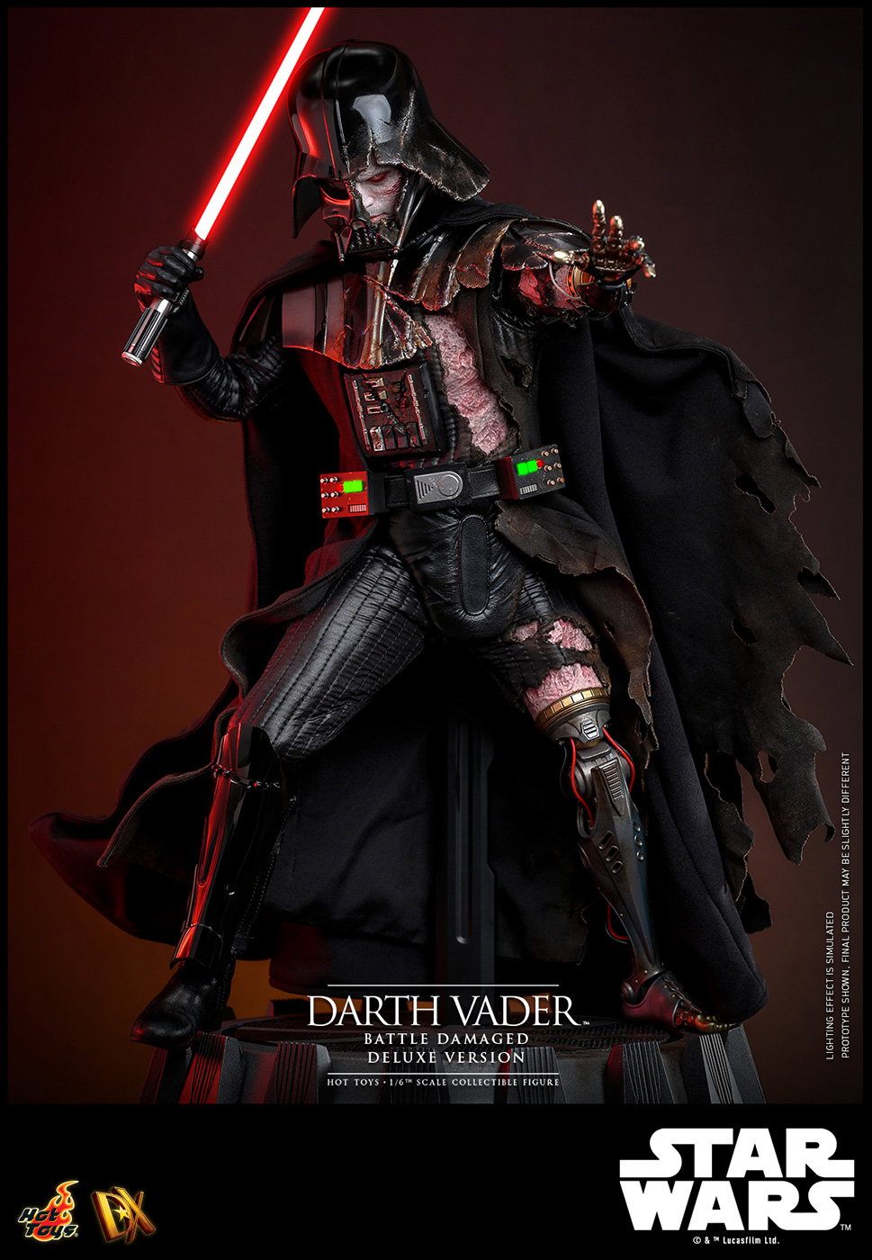 Star Wars - Darth Vader (Battle Damaged / Deluxe Version) [With Bonus Accessory] image 7