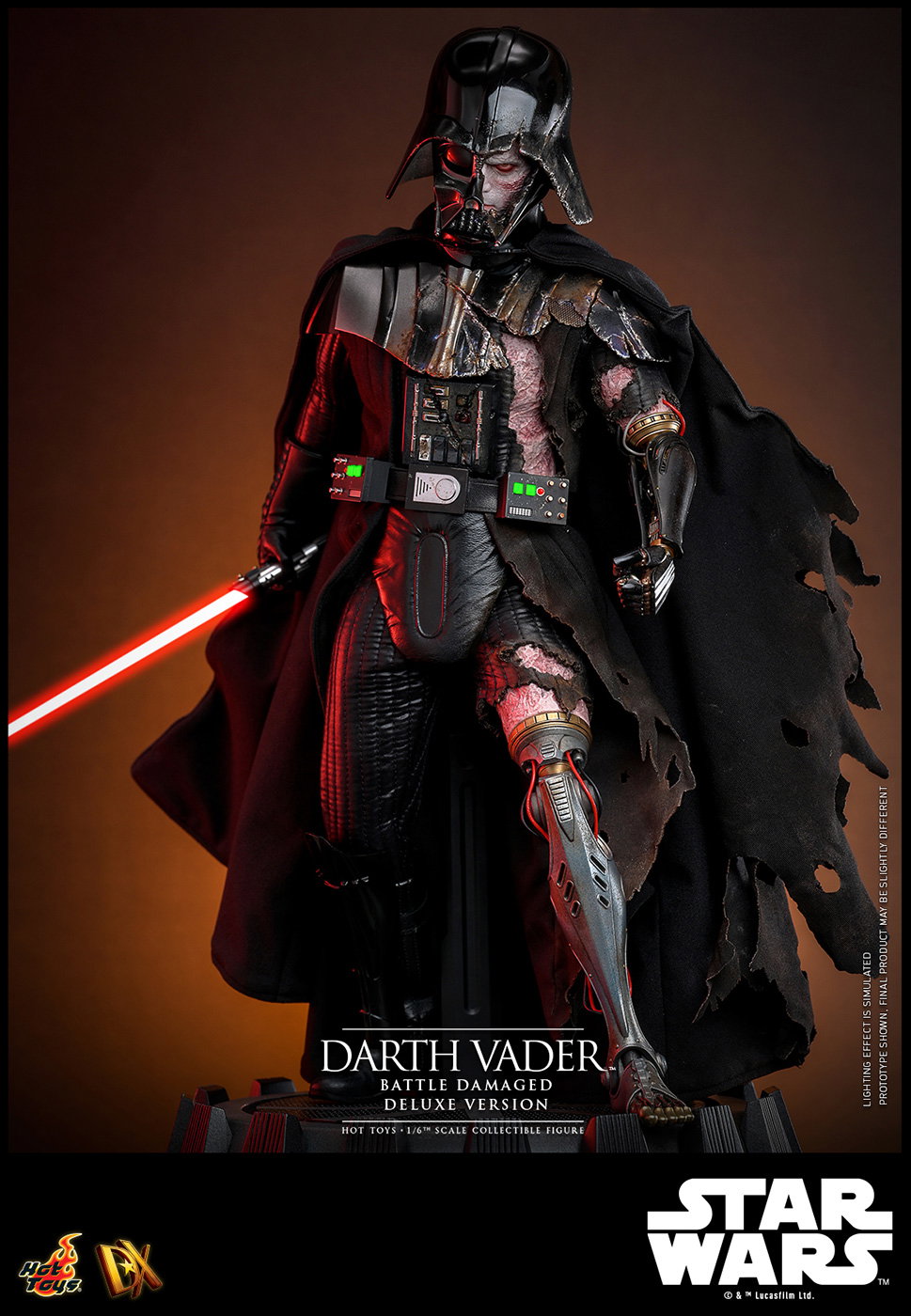 Star Wars - Darth Vader (Battle Damaged / Deluxe Version) [With Bonus Accessory] image 8