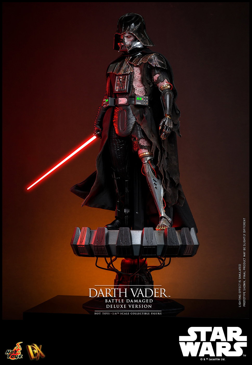 Star Wars - Darth Vader (Battle Damaged / Deluxe Version) [With Bonus Accessory] image 9