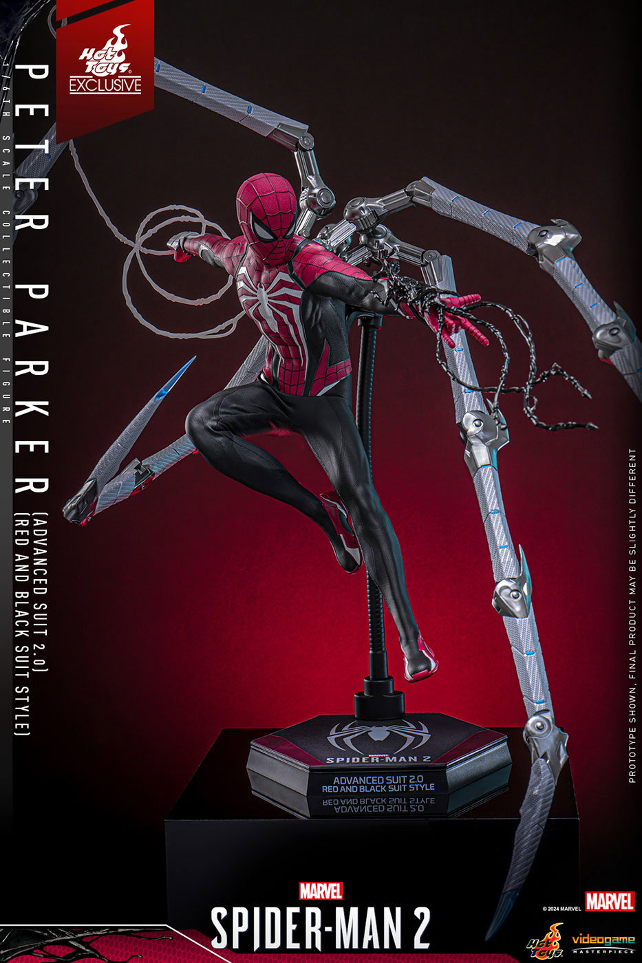 Marvel's Spider-Man 2 - Peter Parker (Advanced Suit 2.0 / Red and Black Suit Style) image 2
