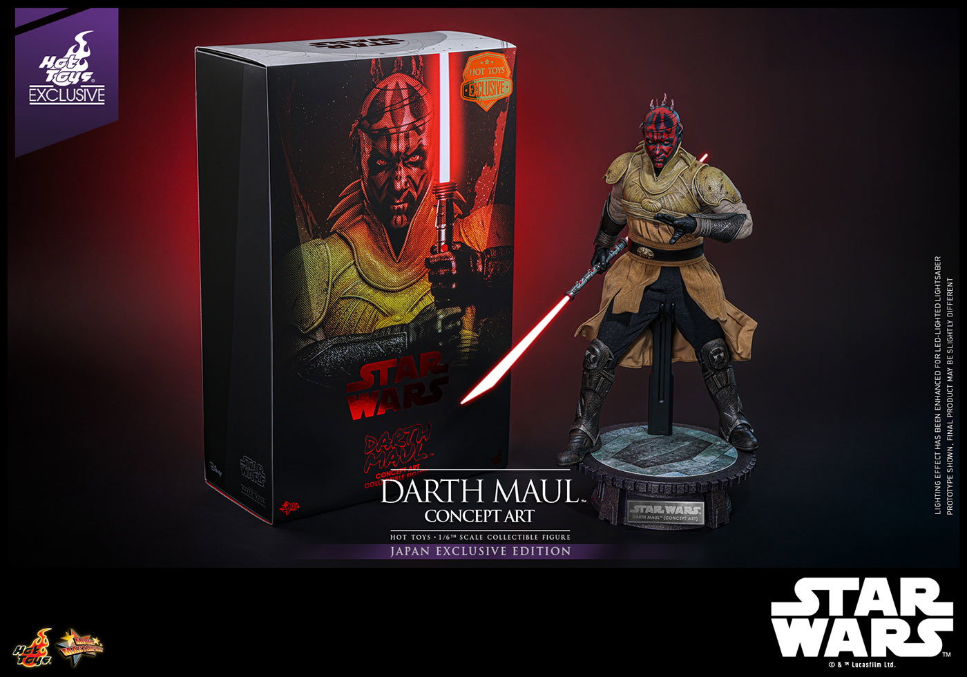 Star Wars / Episode I The Phantom Menace - Darth Maul (Concept Art) [With Bonus Sleeve Packaging] image 2