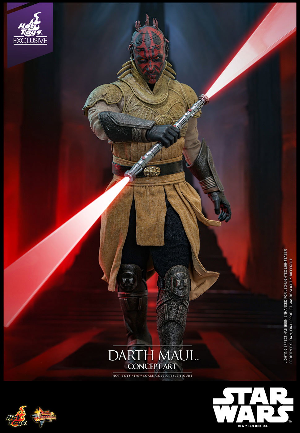 Star Wars / Episode I The Phantom Menace - Darth Maul (Concept Art) [With Bonus Sleeve Packaging] image 3
