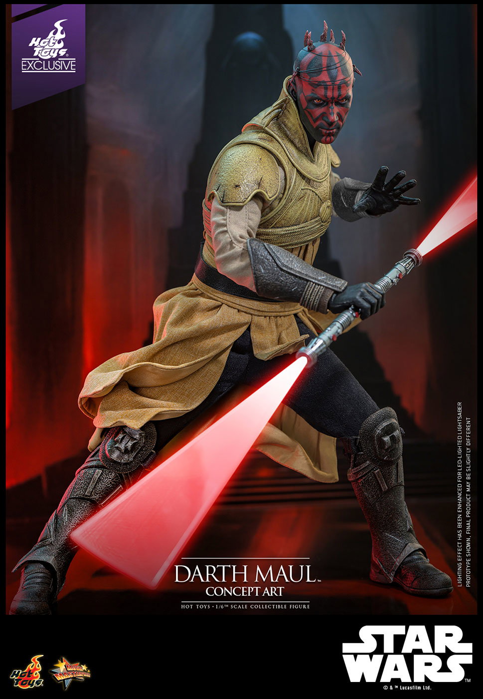 Star Wars / Episode I The Phantom Menace - Darth Maul (Concept Art) [With Bonus Sleeve Packaging] image 4