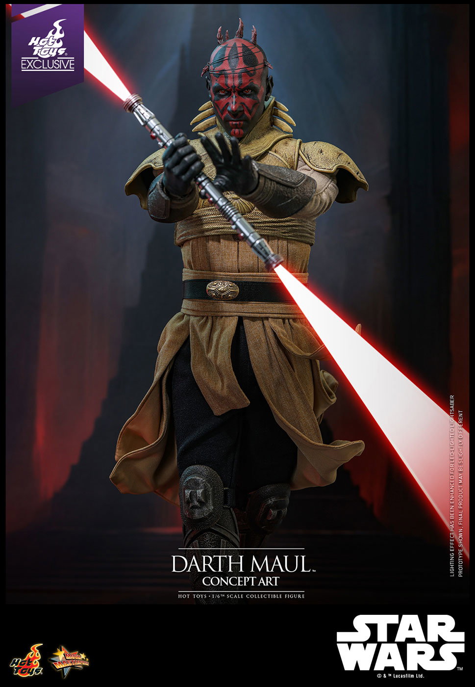 Star Wars / Episode I The Phantom Menace - Darth Maul (Concept Art) [With Bonus Sleeve Packaging] image 6
