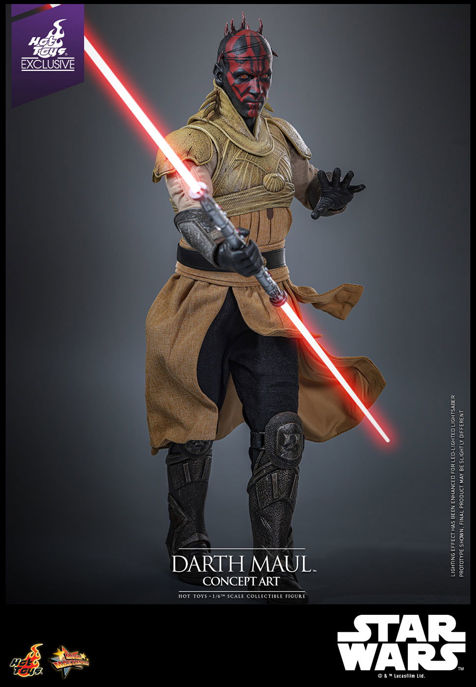 Star Wars / Episode I The Phantom Menace - Darth Maul (Concept Art) [With Bonus Sleeve Packaging] image 7