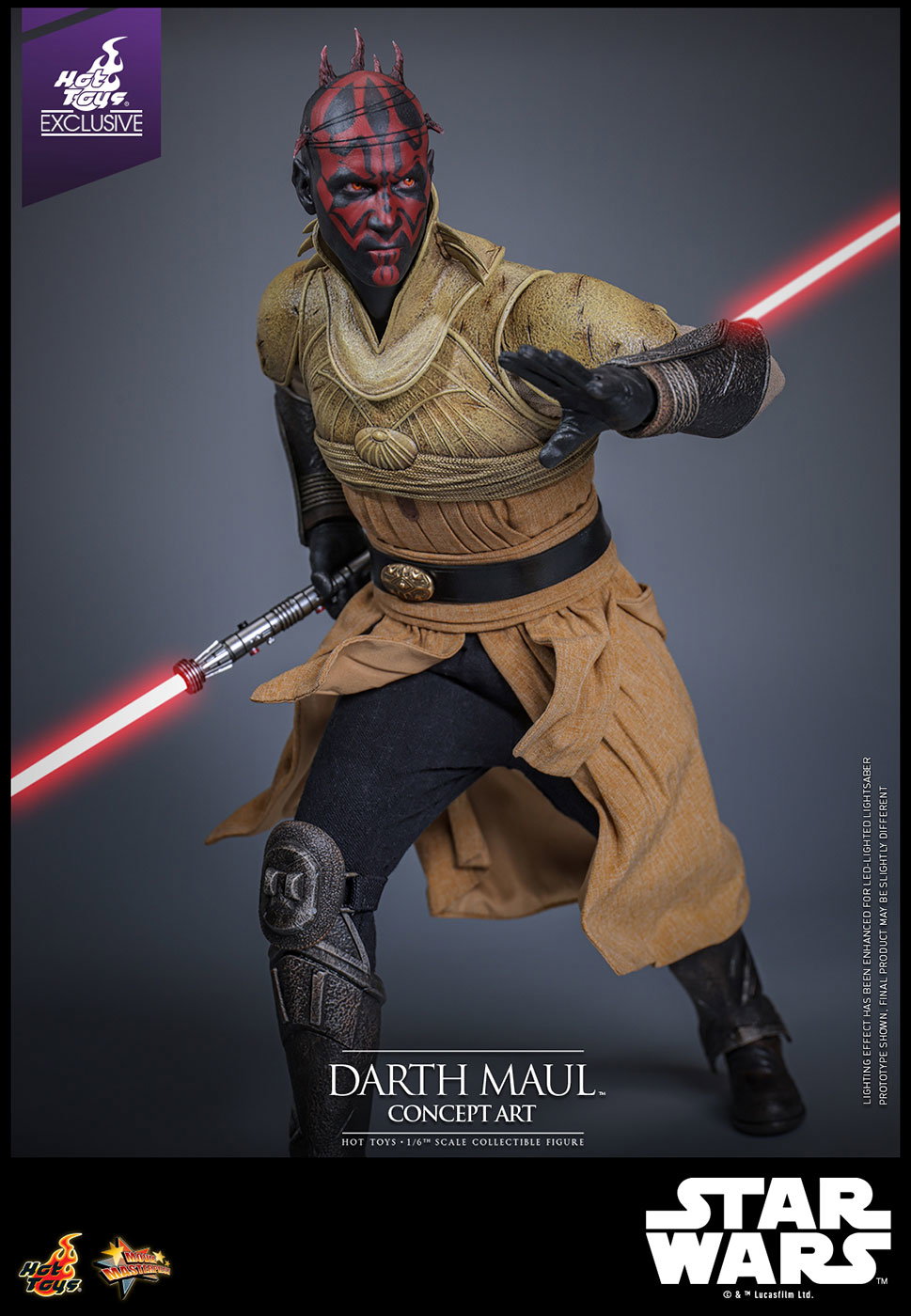 Star Wars / Episode I The Phantom Menace - Darth Maul (Concept Art) [With Bonus Sleeve Packaging] image 8