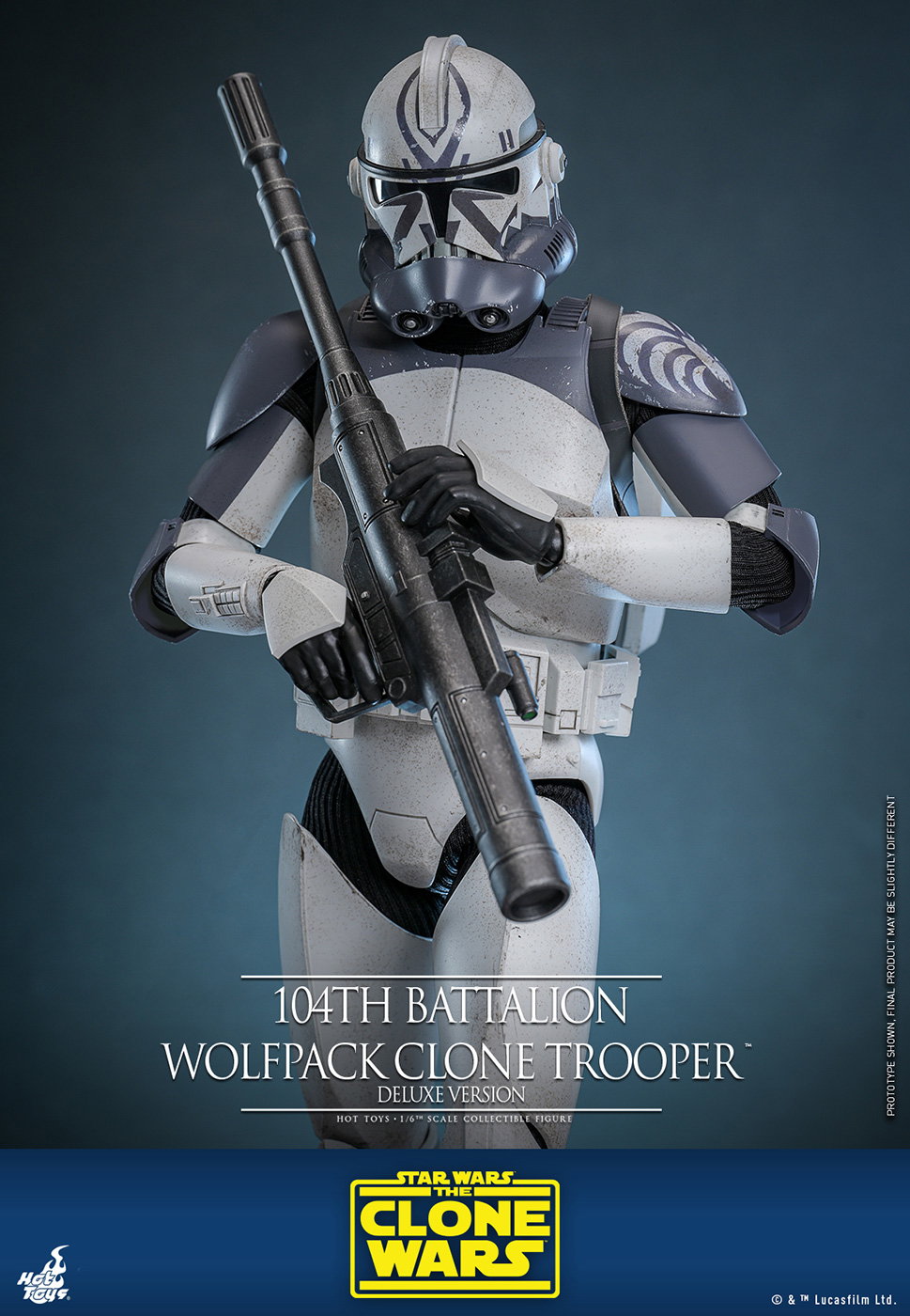 Star Wars: The Clone Wars - 104th Battalion Wolfpack Clone Trooper [With Bonus Accessories] image 10