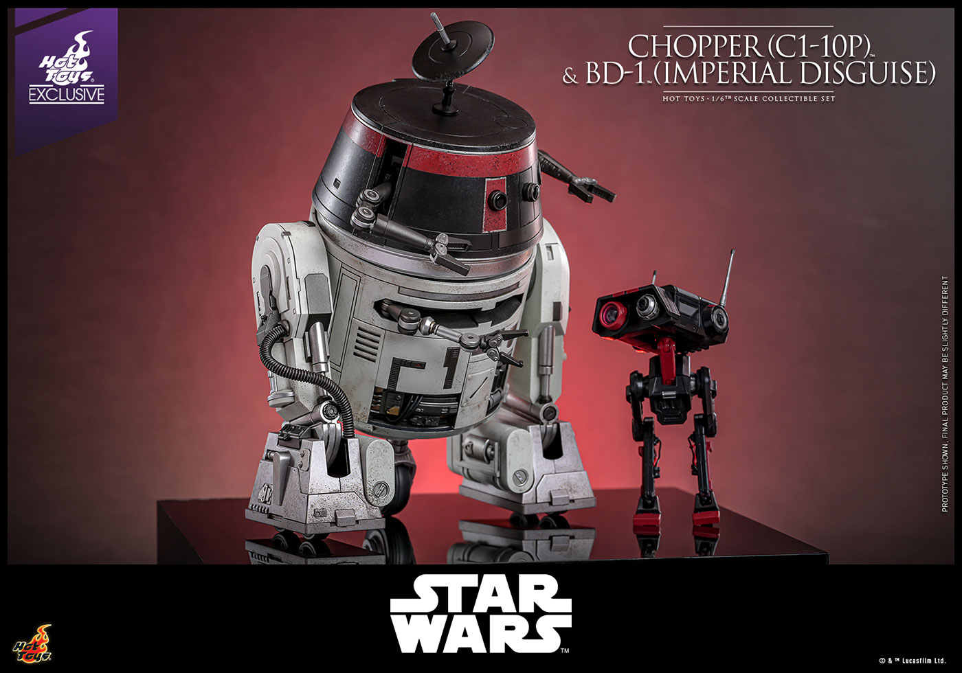 Star Wars - Chopper (C1-10P) & BD-1 (Imperial Disguise) image 2