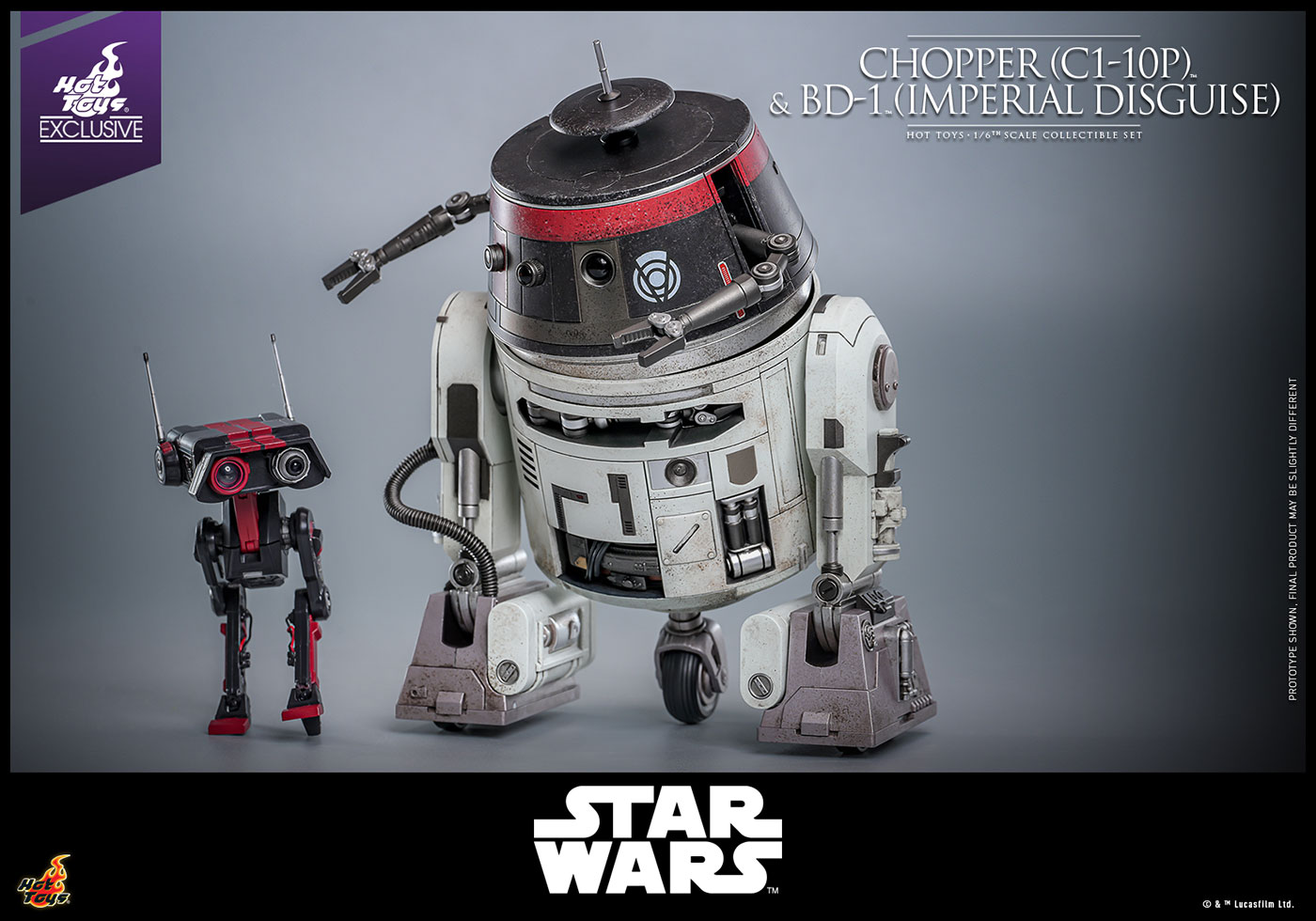Star Wars - Chopper (C1-10P) & BD-1 (Imperial Disguise) image 3