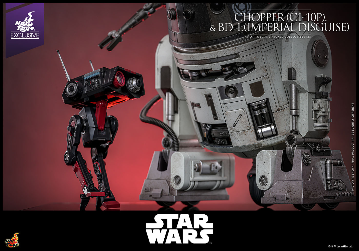 Star Wars - Chopper (C1-10P) & BD-1 (Imperial Disguise) image 4