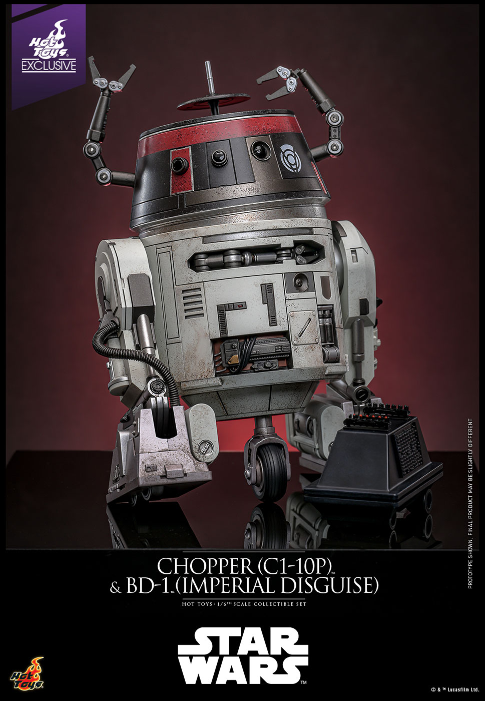 Star Wars - Chopper (C1-10P) & BD-1 (Imperial Disguise) image 5