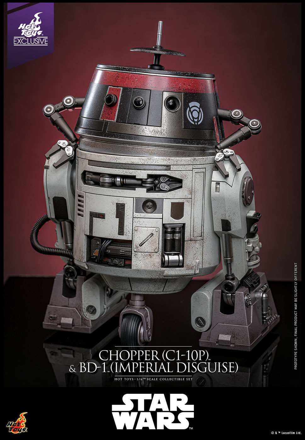 Star Wars - Chopper (C1-10P) & BD-1 (Imperial Disguise) image 7