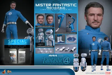 The Fantastic Four: First Steps - Mister Fantastic & H.E.R.B.I.E. [With Bonus Accessory]