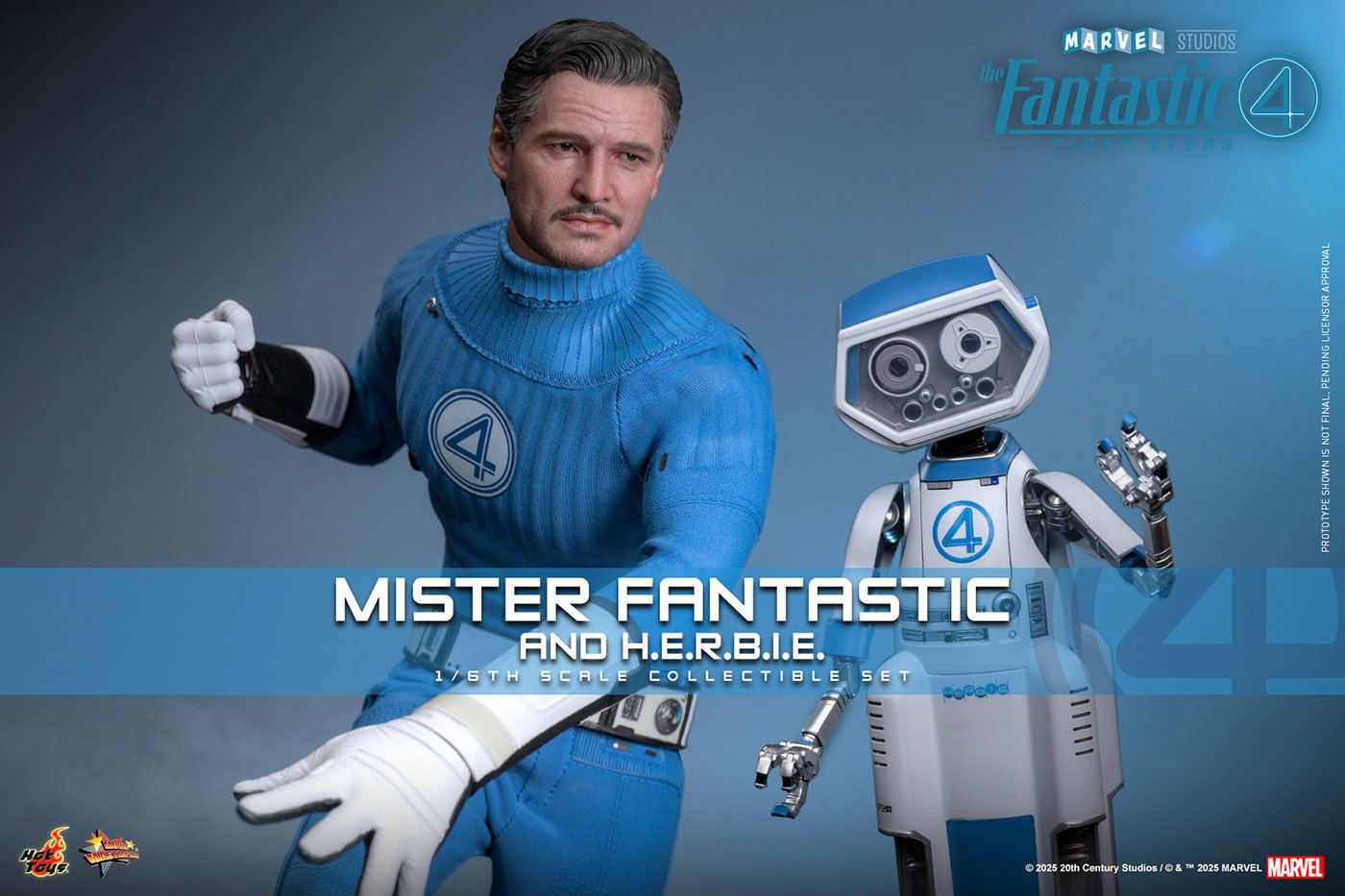 The Fantastic Four: First Steps - Mister Fantastic & H.E.R.B.I.E. [With Bonus Accessory] image 2