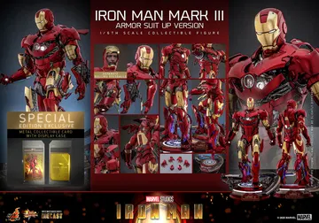 Iron Man - Iron Man Mark 3 (Armor Suit Up Version) [With Bonus Accessory]