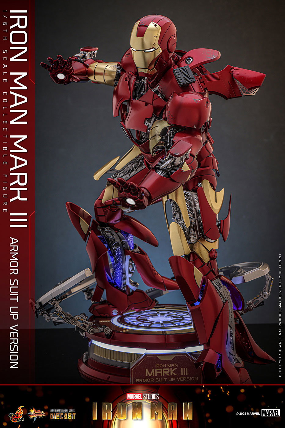 Iron Man - Iron Man Mark 3 (Armor Suit Up Version) [With Bonus Accessory] image 8