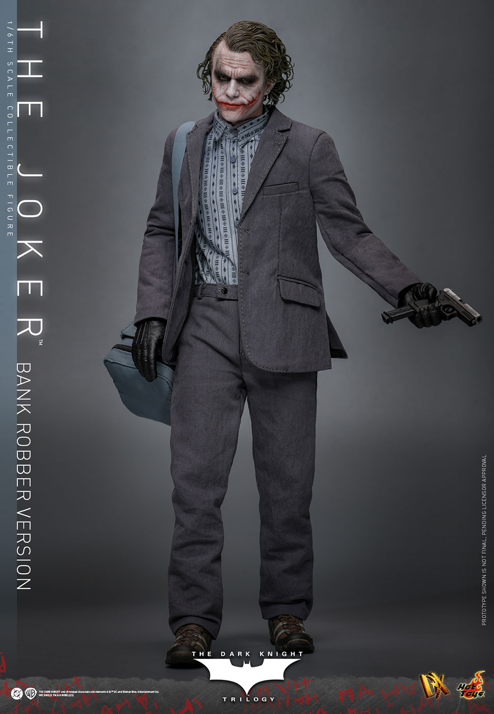 The Dark Knight Trilogy - The Joker (Bank Robber) [With Bonus Accessory] image 10