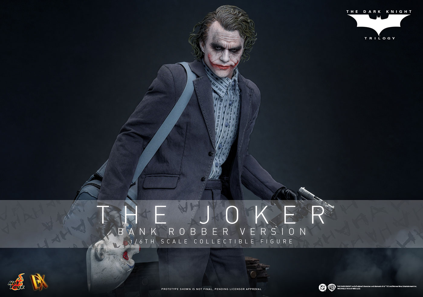The Dark Knight Trilogy - The Joker (Bank Robber) [With Bonus Accessory] image 2