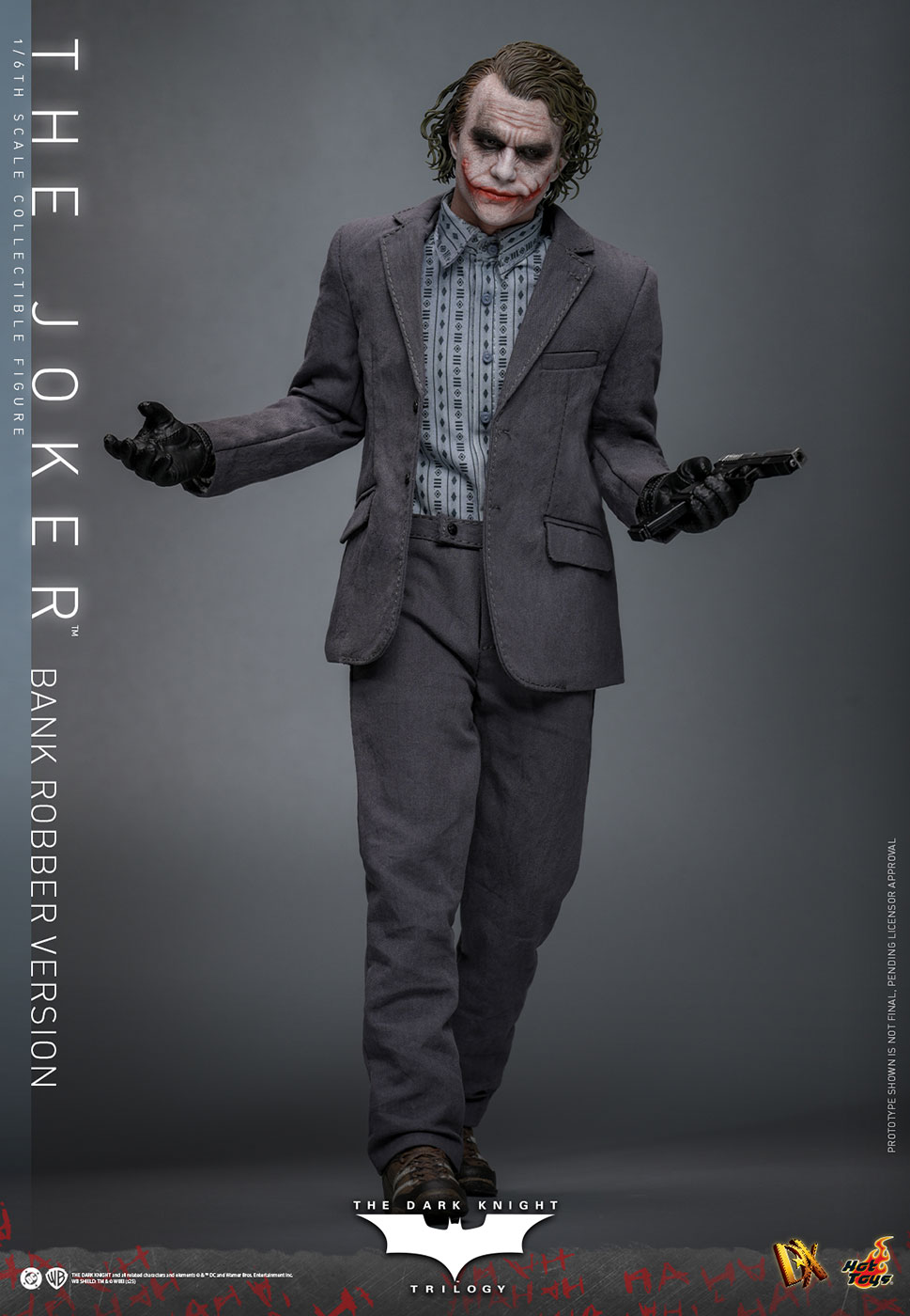 The Dark Knight Trilogy - The Joker (Bank Robber) [With Bonus Accessory] image 9