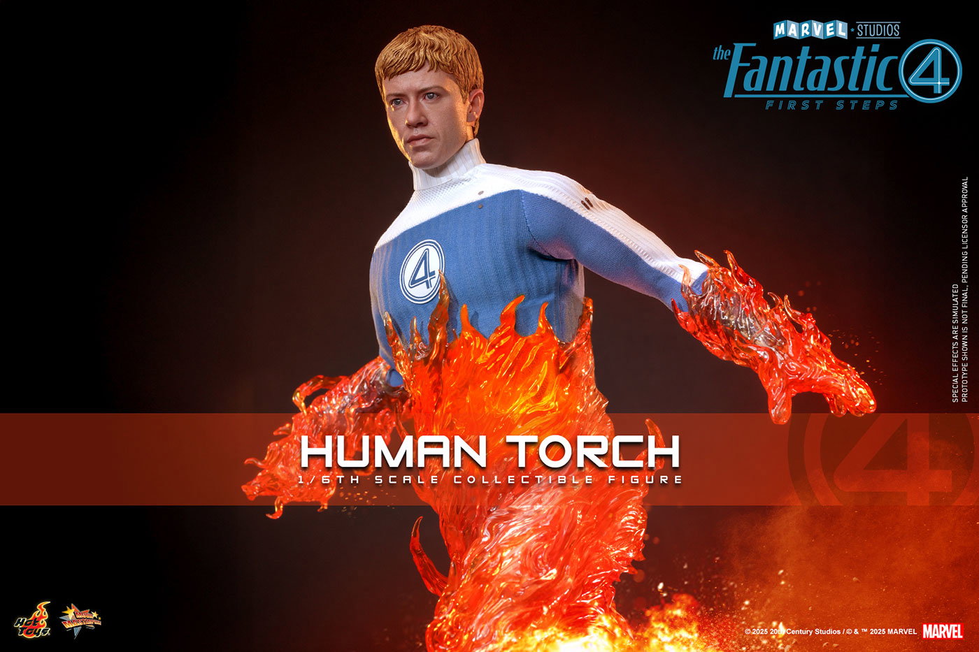The Fantastic Four: First Steps - Human Torch [With Bonus Accessory] image 2