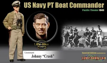 "Johnny "Crash", U.S. Navy PT Boat Commander, Pacific Theater 1943 (Lieutenant)