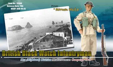 "Norman White" British Black Watch Infantryman 51st (Highland) Division, Mediterranean Campaign 1943 (Private)