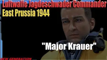 "Major Krauer", Luftwaffe Jagdgeschwader Commander, East Prussia 1944
