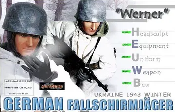 "Werner Hesse", German Fallschirmjager, Ukraine 1943 (Gefreiter)