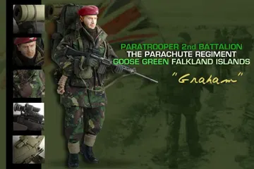 "Graham", 2nd Battalion, The Parachute Regiment, Goose Green, Falkland Islands 1982