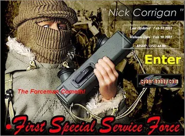 "Nick Corrigan", First Special Service Force, Italy 1943 (Platoon Leader)