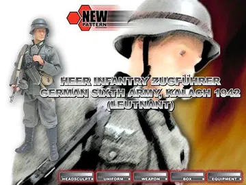 "Leutnant Falkner", Heer Infantry Zugfuhrer, German Sixth Army, Kalach 1942