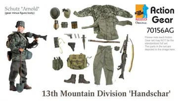 1/6 Dragon Original Action Gear for Schutz "Arnold", 13th Mountain Division 'Handschar' [70156AG]