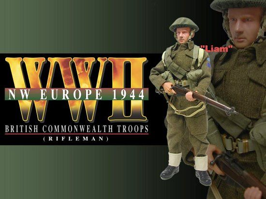 "Liam Mckean", British Commonwealth Troop, NW Europe 1944 (Rifleman) image 1