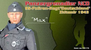 "Max Hering", Panzergrenadier NCO, Pz.Gren.Regt. "Deutschland", Zhitomir 1943 (Haupfscharfuhrer)