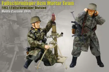 "Willi Junge & Josef Alte", Fallschirmjager 8cm Mortar Team, FJR3, 1.Fallschirmjager-Division, Monte Cassino 1944