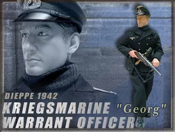 "Georg Bruckner", Kriegsmarine Warrant Officer, Dieppe 1942