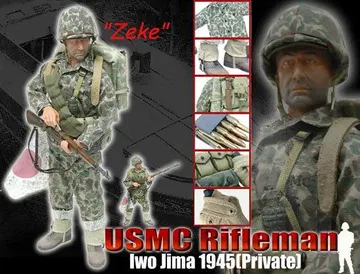 "Zeke Emerson", USMC Rifleman, Iwo Jima 1945 (Private)